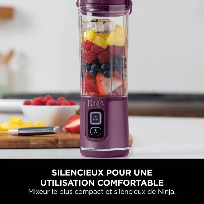 Ninja Blast draagbare blender - BC151EUPR - 530 ml kom - 2 uur batterijduur - Draadloos - BPA-vrij - Paars