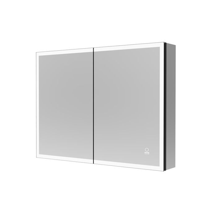 Espejo LED HOME DELUXE EVE – Color: Negro – Tamaño: 80 x 60 cm