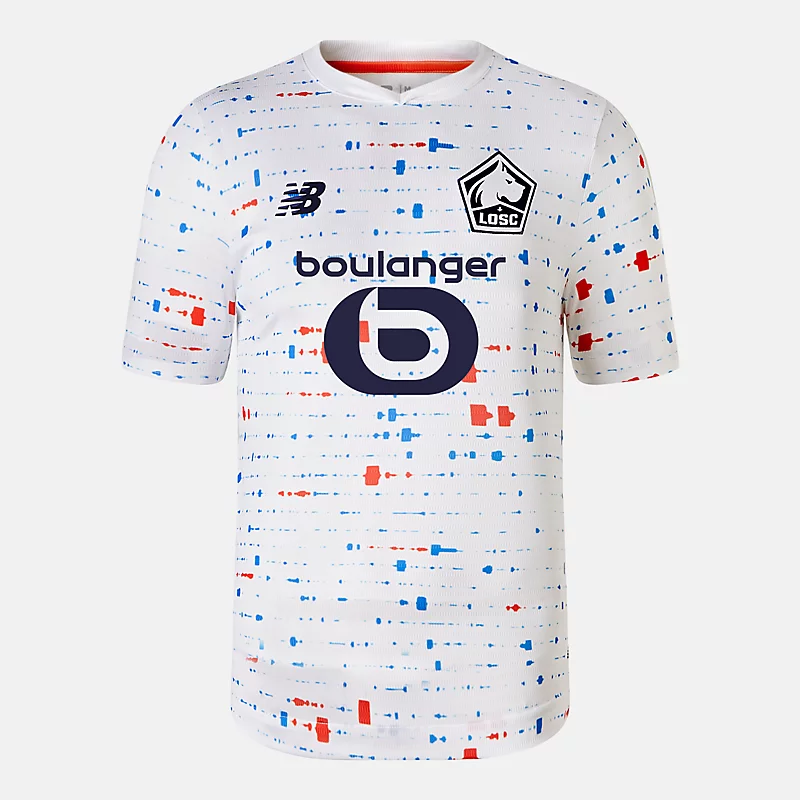 Camisa de manga curta para jogos fora de casa do Lille LOSC - VISITANTE