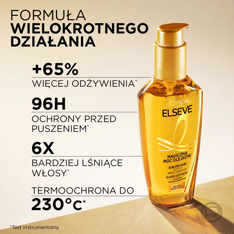 „L'Oréal Paris Elseve Magic Power of Oils“ aliejus visiems plaukų tipams