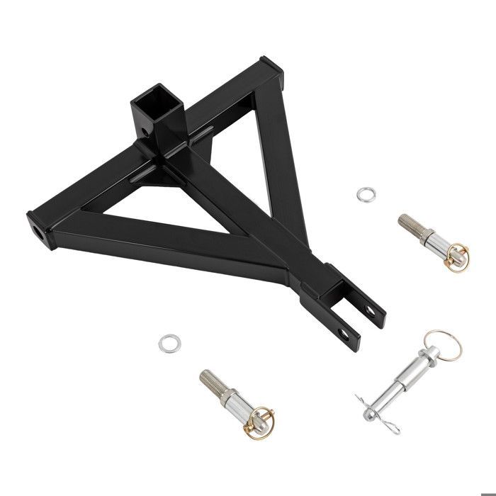 Enganche de remolque triangular - Enganche de remolque de 3 puntos y 2