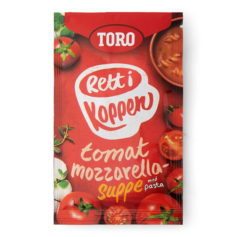 Toro-ret i en kop tomatsuppe med pasta, 26 g Toro