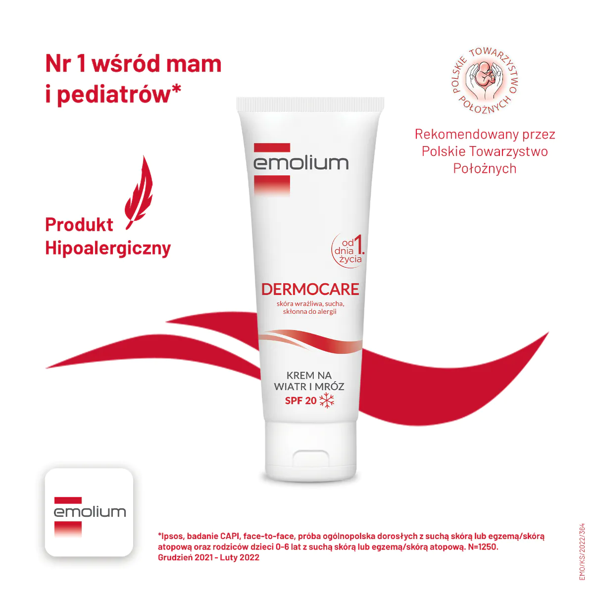 Emolium Krem ochronny na wiatr i mróz SPF20