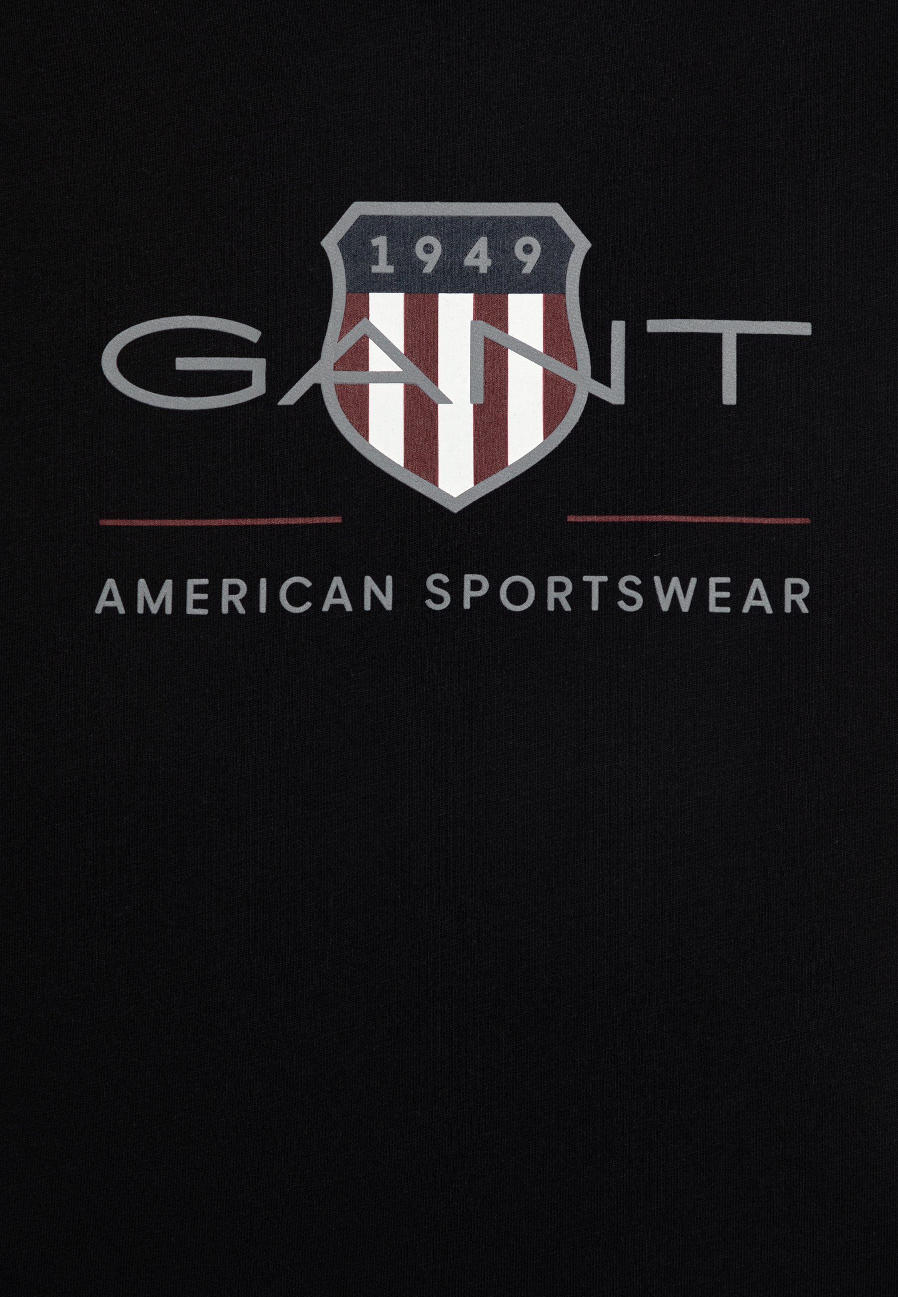 GANT ARCHIVE SHIELD UNISEX - Koszulka z nadrukiem - czarna