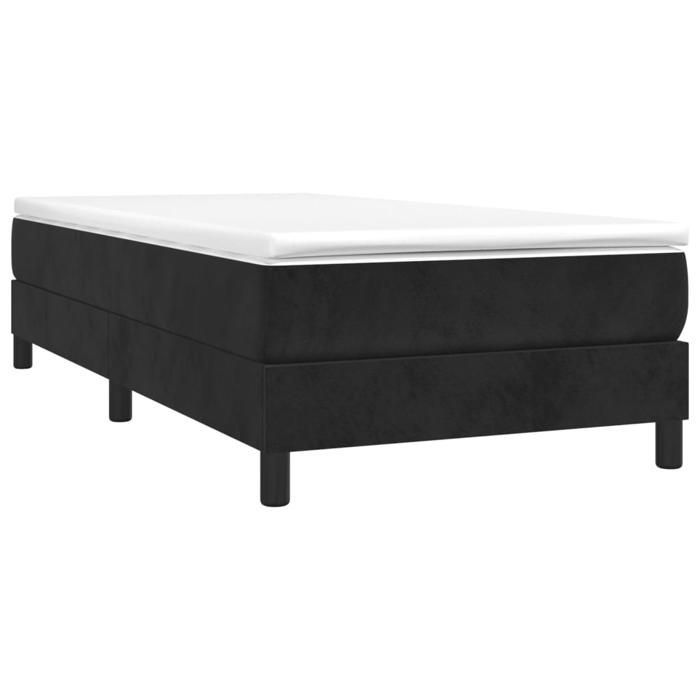vidaXL Cadre de lit à lattes, Lit Rembourré, Lit Simple avec Sommier à Lattes, Lit Adulte de Chambre à Coucher Intérieur, 3120744