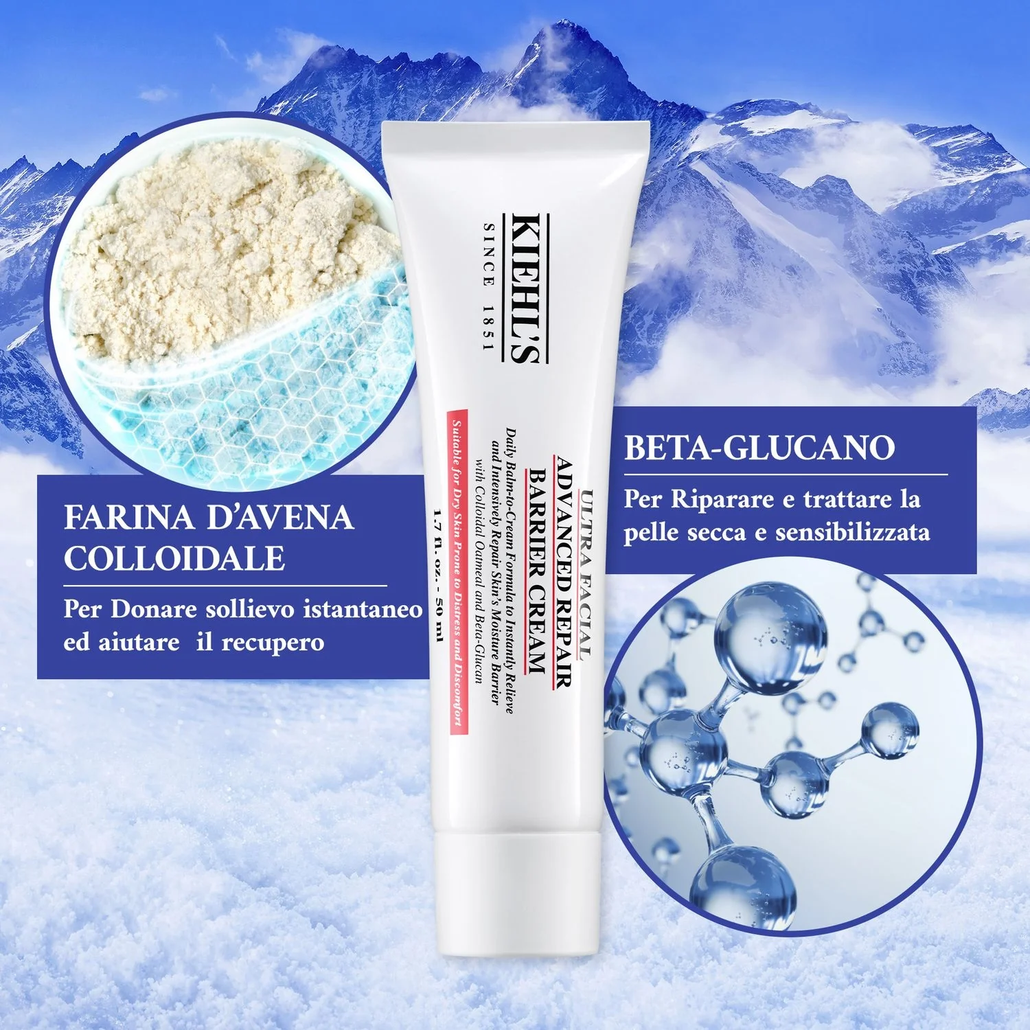 Idratanti Ultra Facial Advanced Repair Barrier Cream - Trattamento Riparatore, Tratt.viso 24 ore idratante, Tratt.viso 24 ore lenitiva