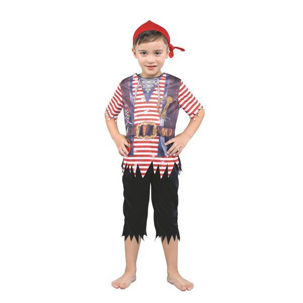 Disfraz de pirata para niño de Bristol Novelty (Talla S)
