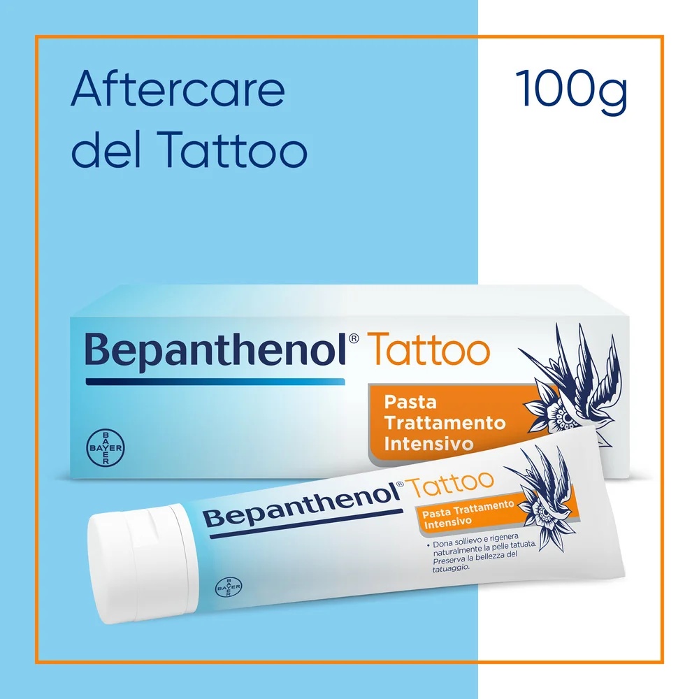 BEPANTHENOL Bepanthenol tattoo pasta intensieve verzorging 100g tattoo
