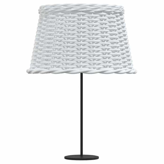 Abat-jour - vidaXL - Blanc - Ø45x28 cm - Osier - Support en fer