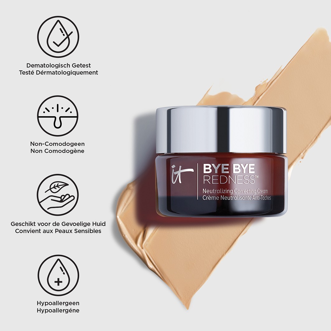 Tónovaný denný krém IT Cosmetics BYE BYE Redness™ – korekčný neutralizačný krém – 11 ml