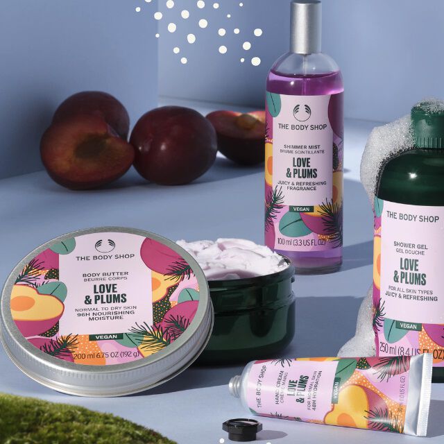The Body Shop Mīlestība un plūmes