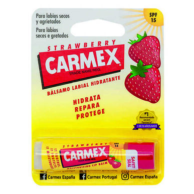 Bálsamo labial hidratante de fresa Carmex 4,35 g 4,35 g