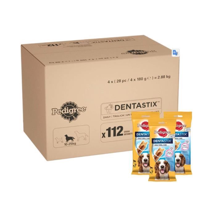 Dental Care - Pedigree - Dentastix - Treats for Medium Dogs - 112 sticks - 2.88 kg