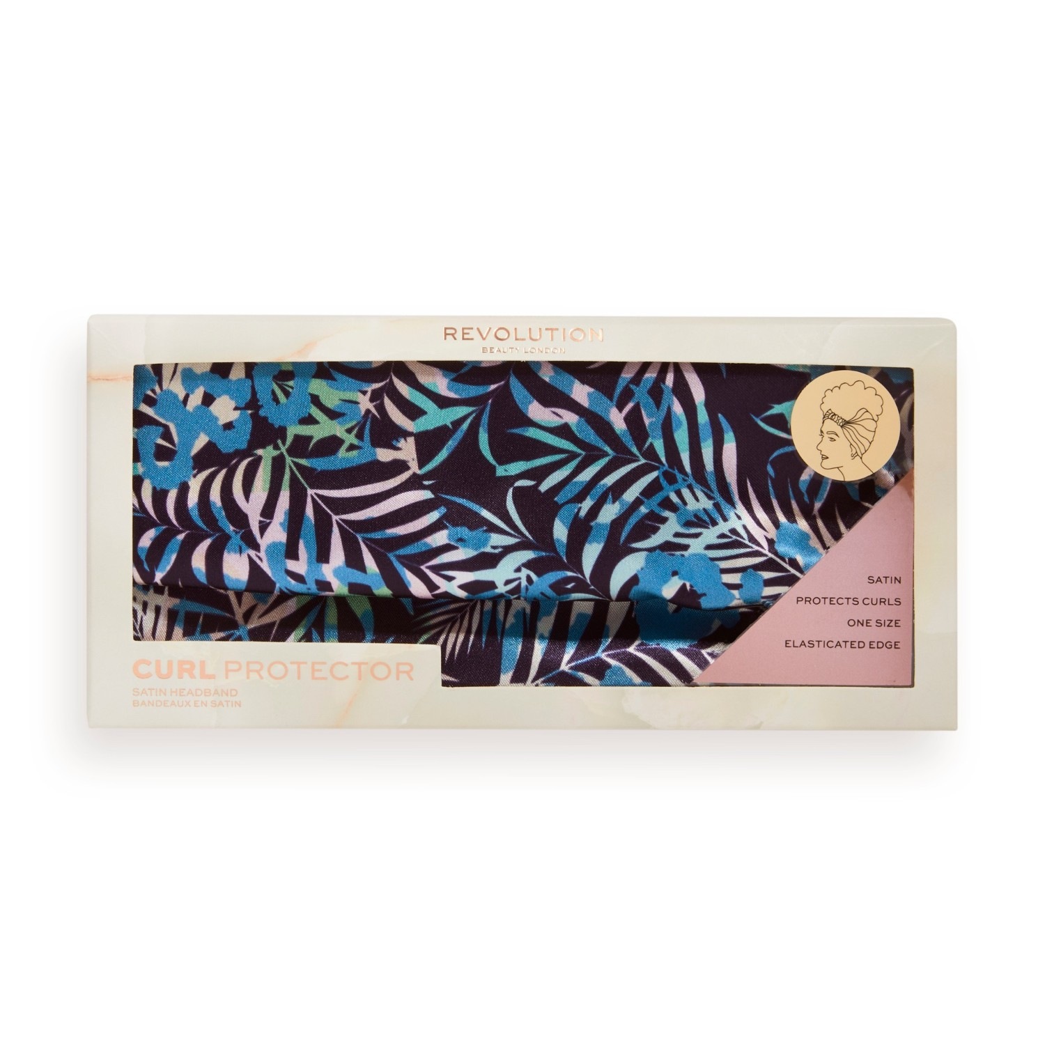 Revolution Hair Revolution Haircare Satin Headband Tropical Print