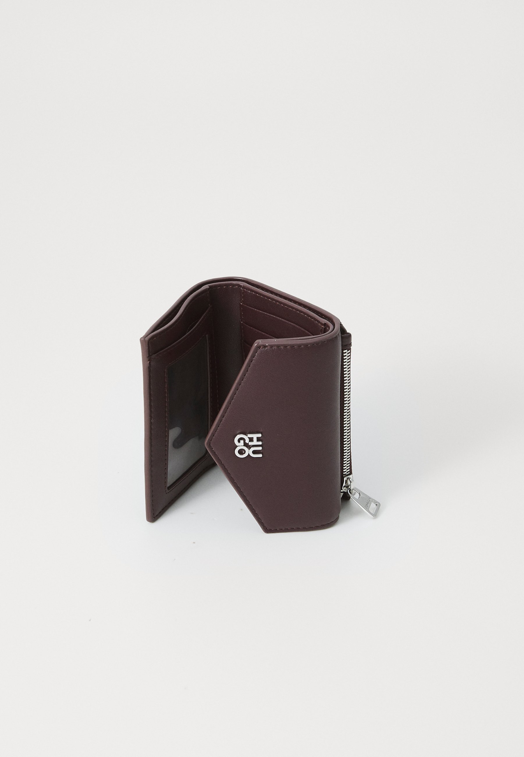 HUGO MEL FLAPWALLET - Portemonnee - diep mahonie
