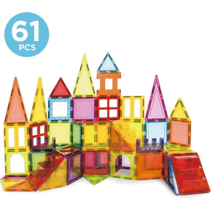Jeu éducatif - EDUCA Magnetics - Construction 3D magnétique avec 61 pièces pour enfants dès 3 ans