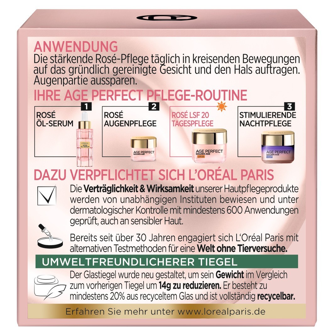 Crème de jour L'Oréal Paris Age Perfect Golden Age - 50 ml