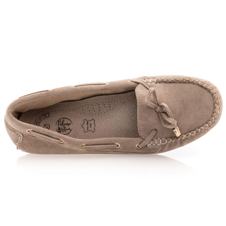 Naisten ruskeat loaferit/veneilykengät