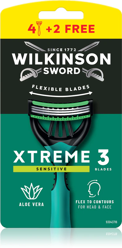 Jednorazové holiace strojčeky Wilkinson Sword Xtreme 3 Sensitive