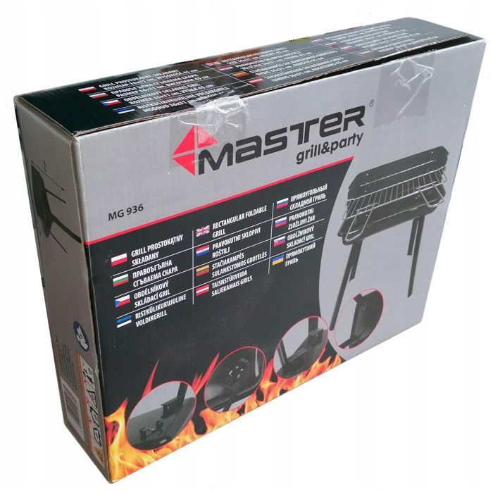 Barbecue - Master Grill & Party - MG936 - Pliable - Portable - Acier émaillé