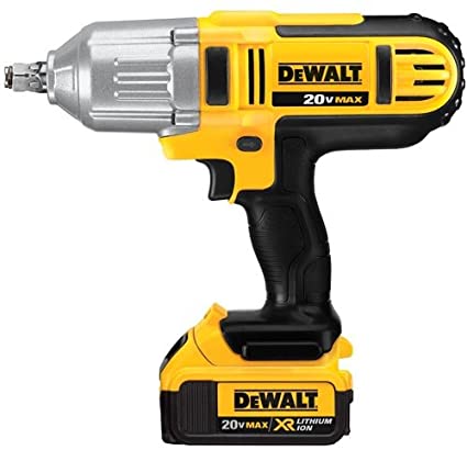 Chave de impacto DEWALT 20V MAX, alto torque, bigorna anelar, 1/2 polegada (DCF889HM2)