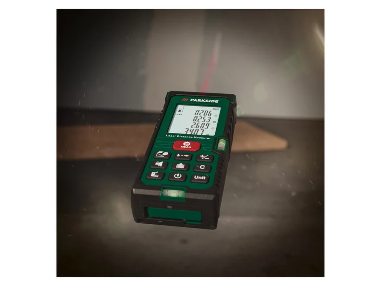 Telêmetro a laser PARKSIDE® PLEM 50, 50 m