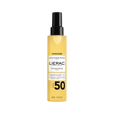 Lierac The Silky Sun Oil ķermeņa pretnovecošanās SPF50 saules aizsargkrēms iedeguma eļļa 150 ml 150 ml
