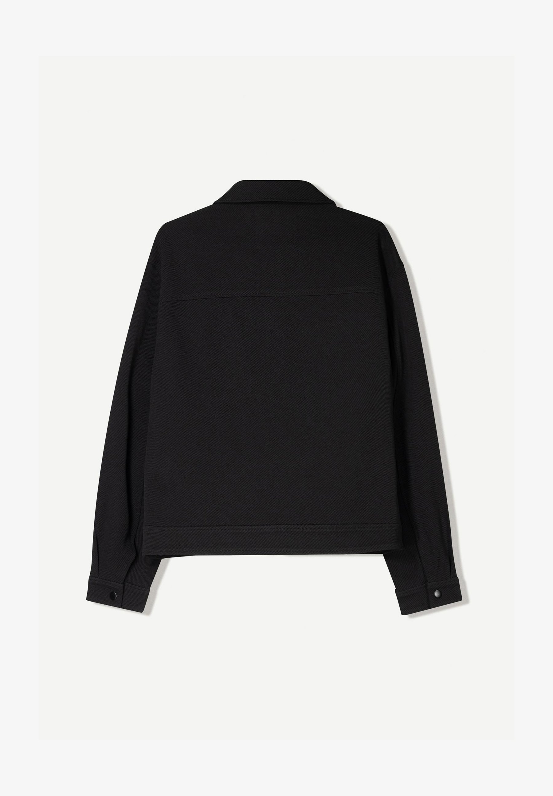 Bershka TEXTURED - Veste légère - noire
