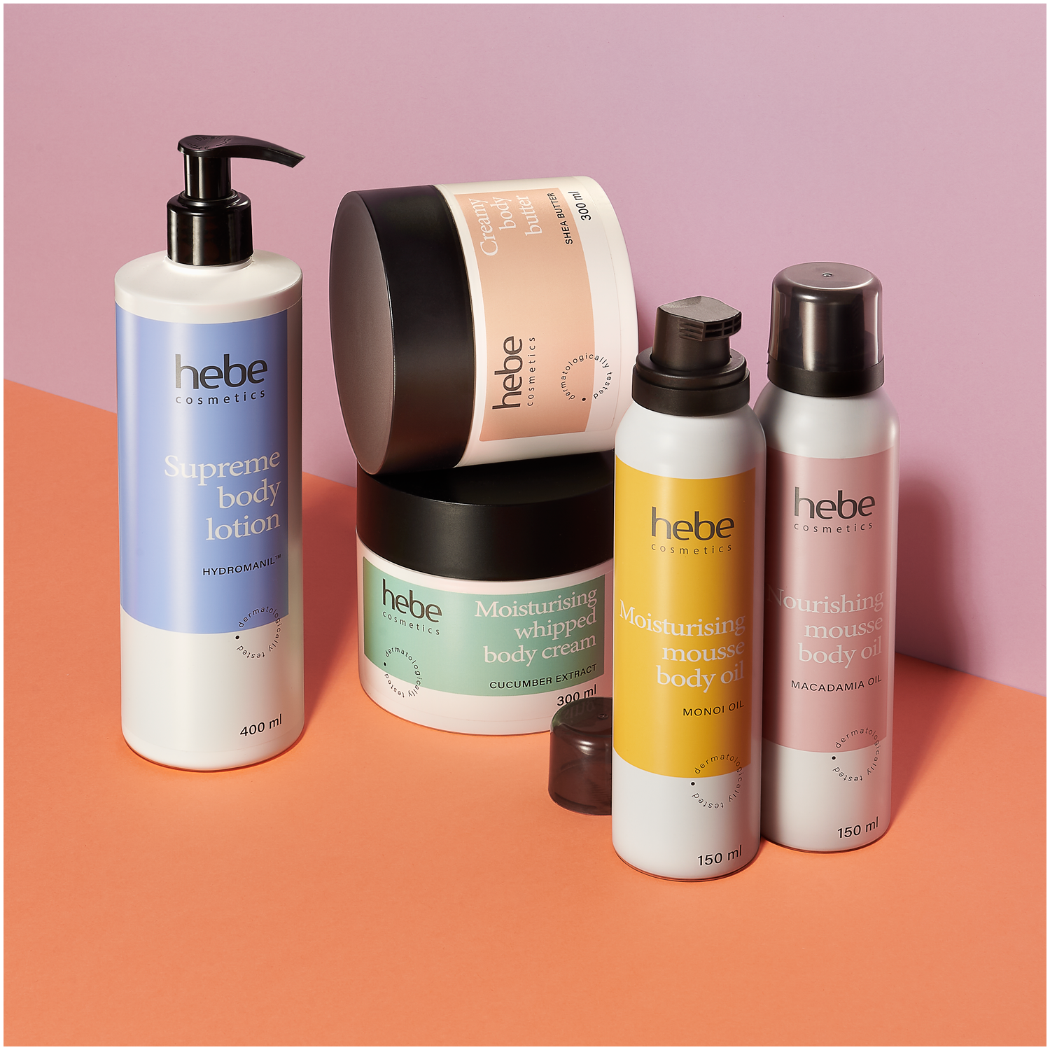 Hebe Cosmetics Feuchtigkeitsspendende Schlagsahne für den Körper