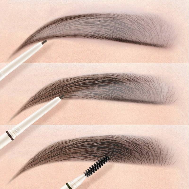 Matita per sopracciglia Eyes Cosmetics, impermeabile, con pennellini inclusi, per un trucco professionale da donna.