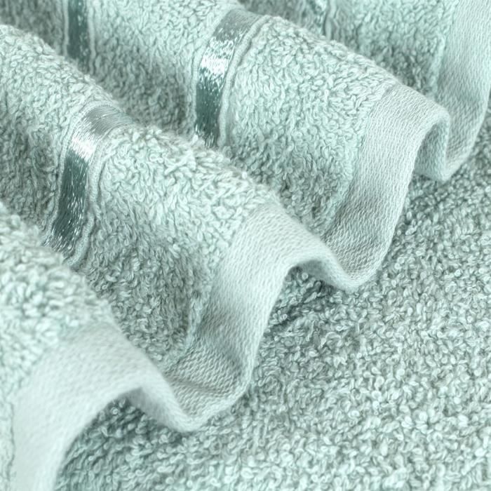 Serviette - A2Z - Duck Egg - 100% Coton - 500 GSM - Ensemble de 10 pièces