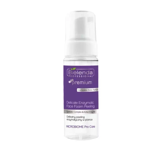 Bielenda Professional Microbiome Professional Care Premium delikatny peeling enzymatyczny w piance 160 ml