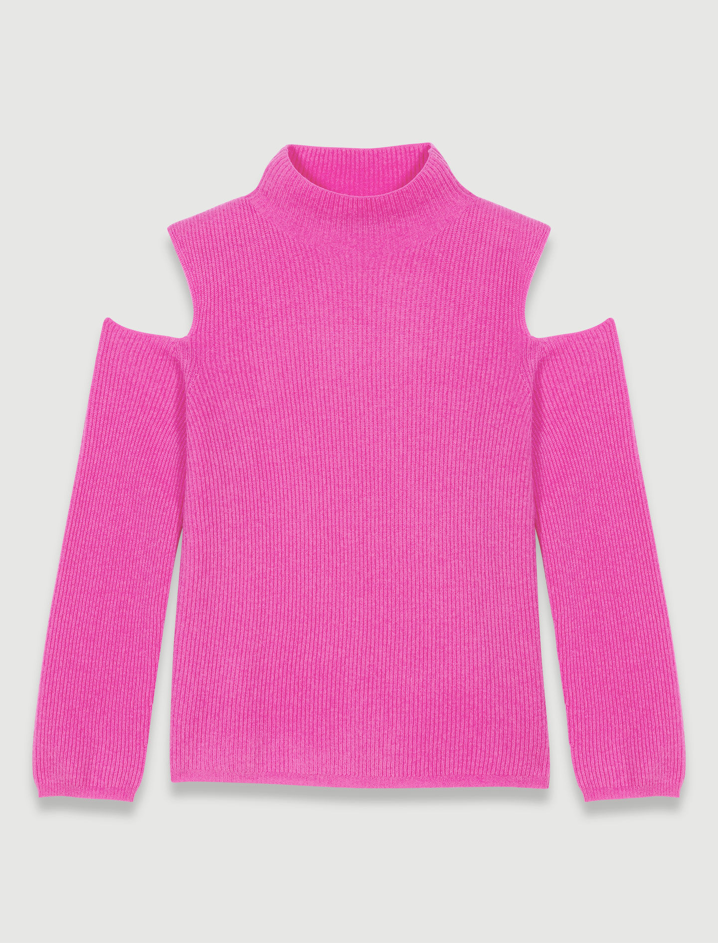 Kasjmier trui - Roze fuchsia