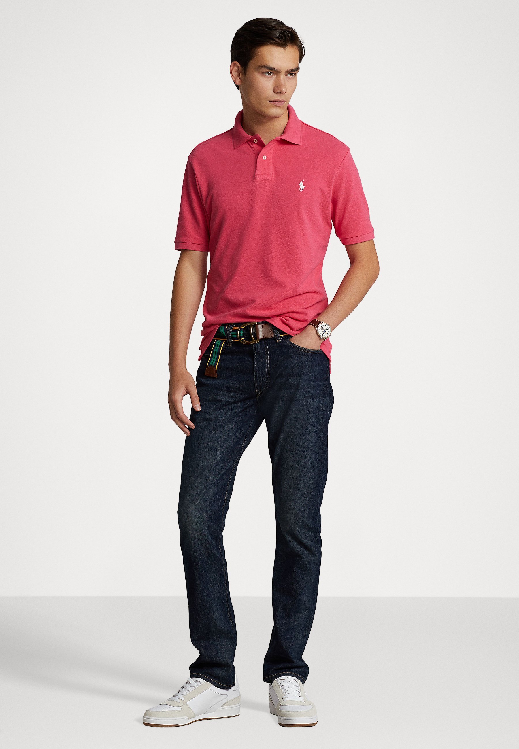 Polo Ralph Lauren SLIM FIT POLO SHIRT - Polo - rosa acceso