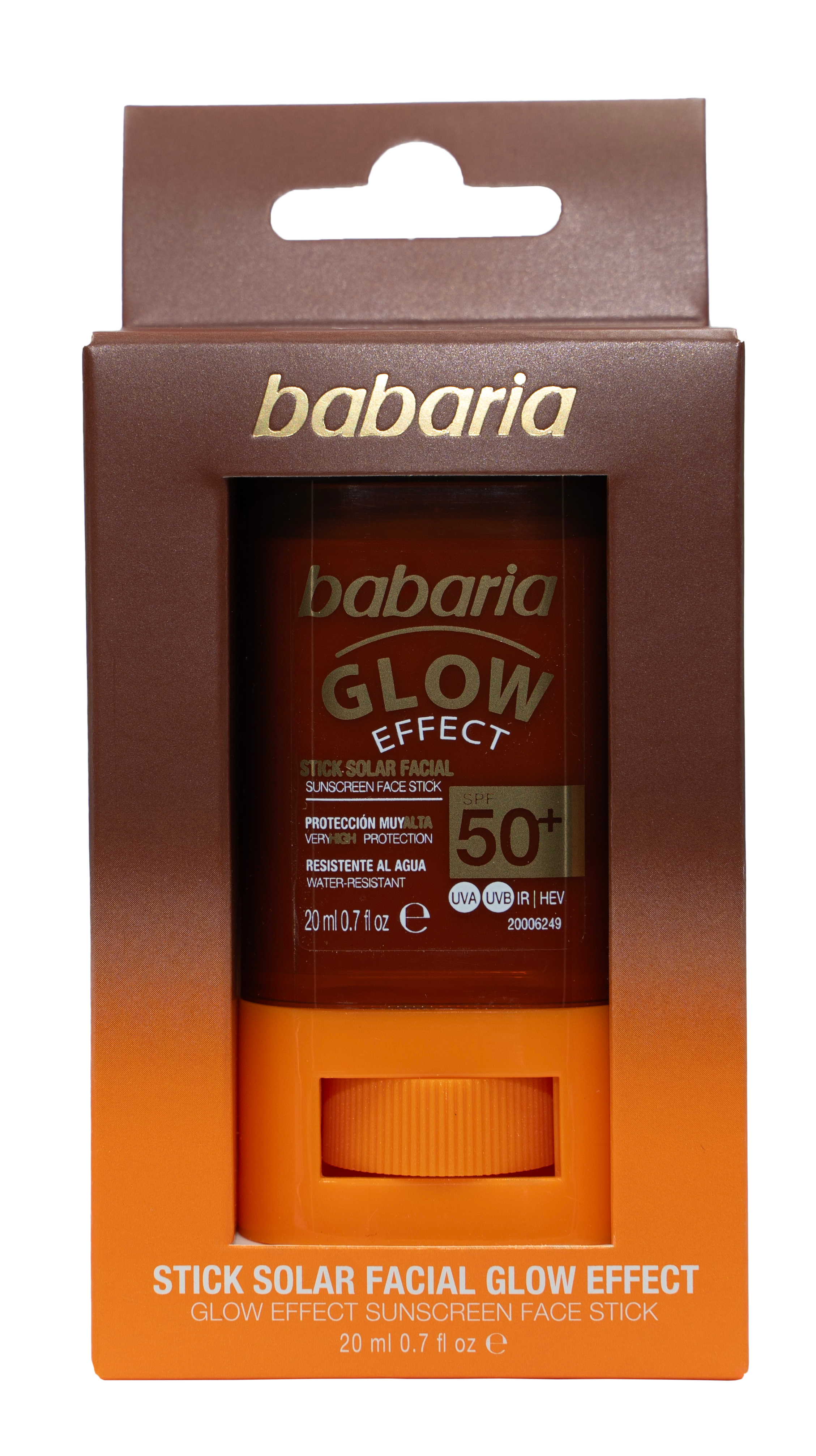Glow Effect Stick Solar Facial SPF50 Protección sejas kopšana