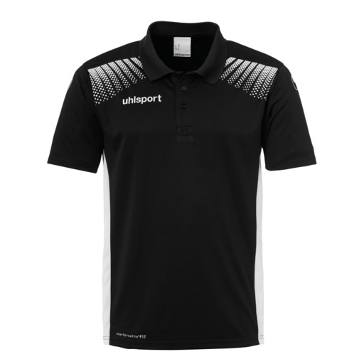  Polo Goal noir/blanc Uhlsport