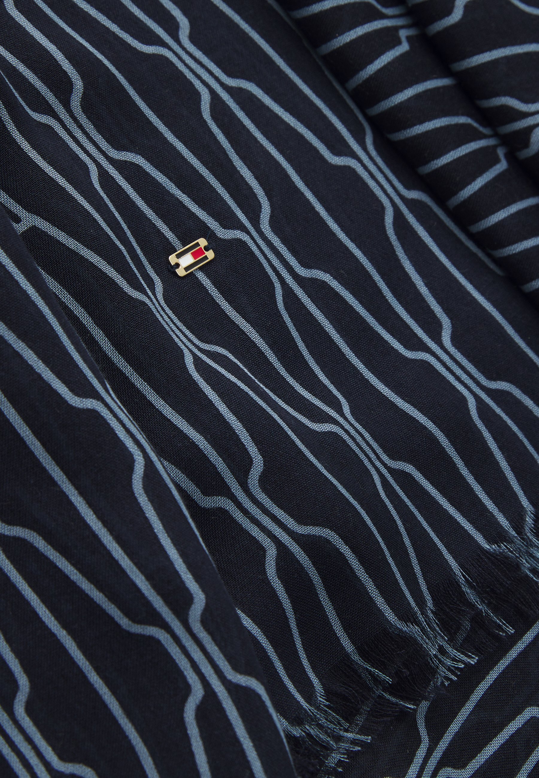 Tommy Hilfiger ESSENTIAL FLAG SCARF - Sjaal - ruimteblauw