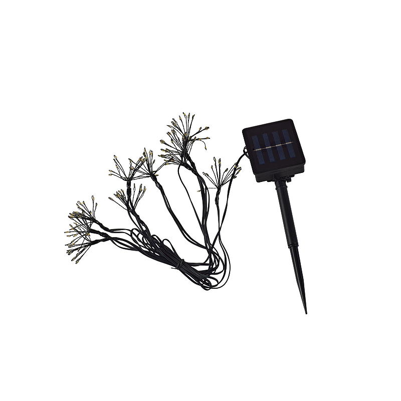 Hem Ljusslinga 150 LED fyrverkerier solceller