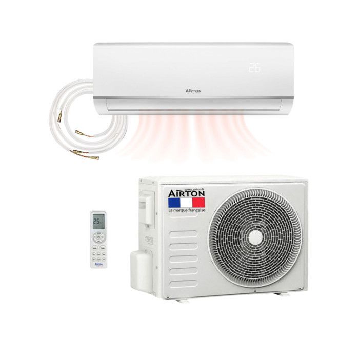 Pack pompe à chaleur réversible AIRTON - A poser soi-même - 2500W - Readyclim 4M