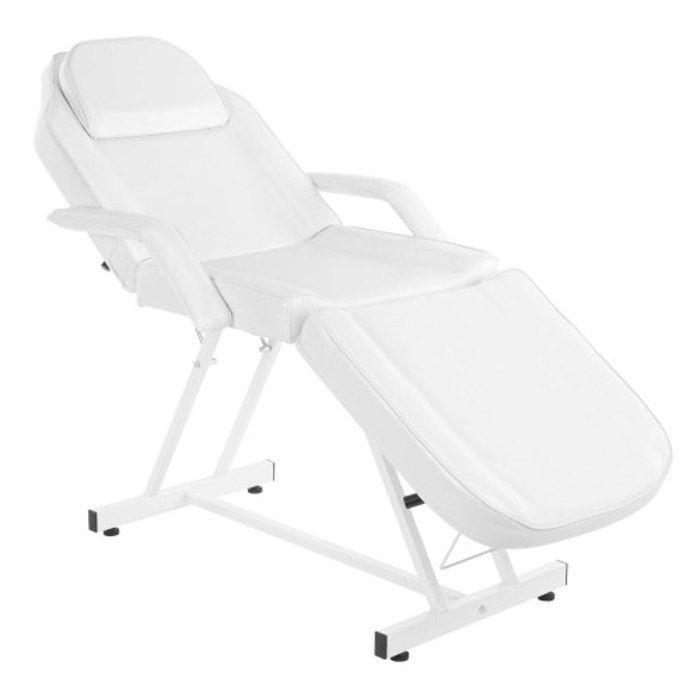 Alightup - Lettino da massaggio a 3 sezioni, ideale per saloni di bellezza, spa, centri massaggi e studi di tatuaggi - Bianco