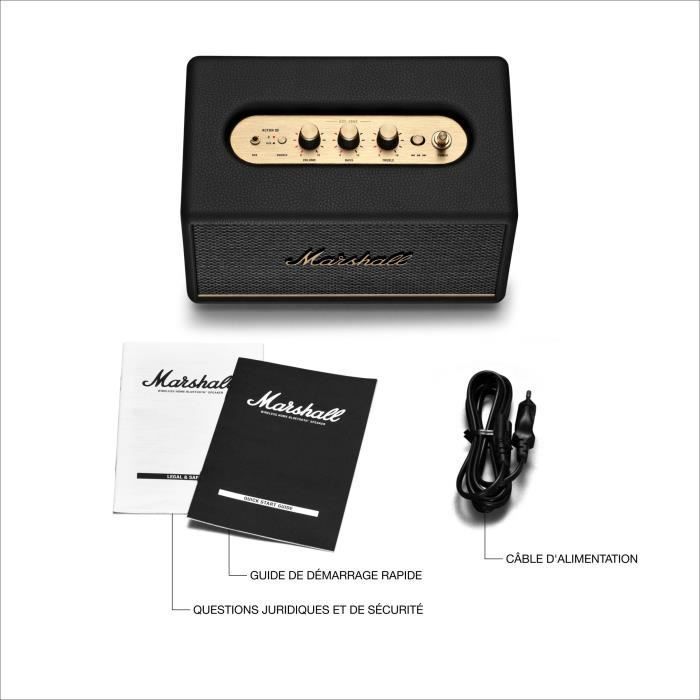 Altavoz inalámbrico Bluetooth Marshall Acton III negro