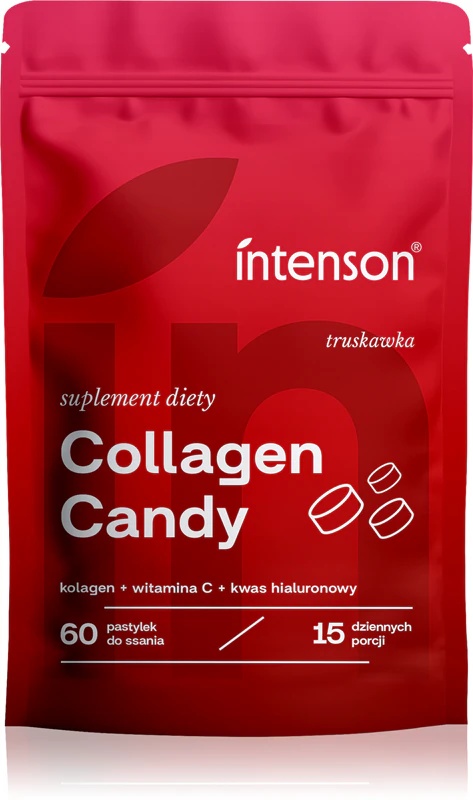 Intenson Collagen Candy uztura bagātinātājs kolagēns ar C vitamīnu