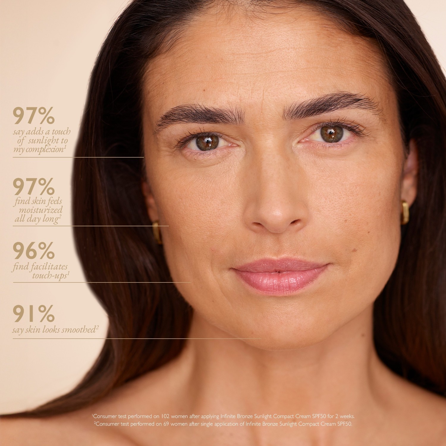 Lancaster Sun Make-up Infinite Bronze tonirana krema za sunčanje sa SPF 50 - 9 g