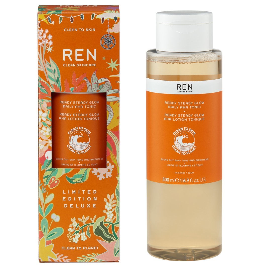 REN Clean Skincare tonik za lice Ready Steady Glow tonik Deluxe - 500 ml