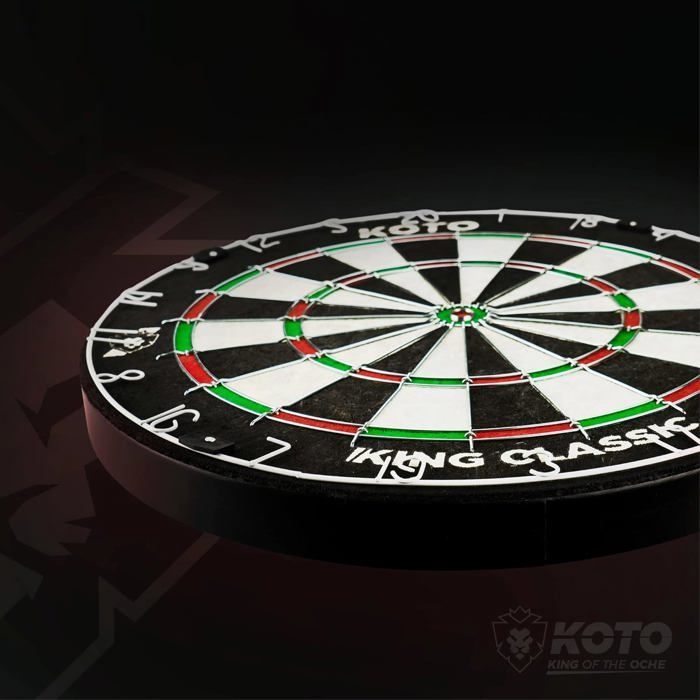 Klassiek kurken dartbord, officiële afmetingen, voor stalen dartpijlen, ultradunne draad, dartbordset