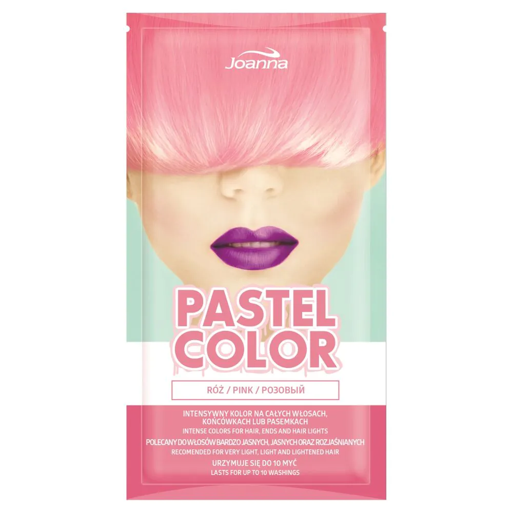Joanna Pastel Color Szamponetka Koloryzująca Róż