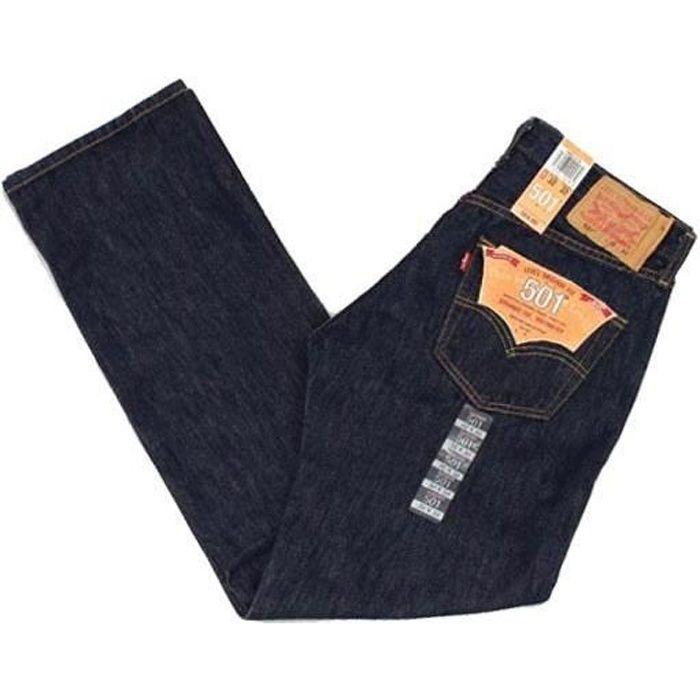 Jeans da uomo LEVI'S 501 - Vestibilità classica dritta - Blu scuro