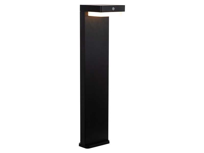 Słupek oświetleniowy solarny Mali LED aluminiowy czarny