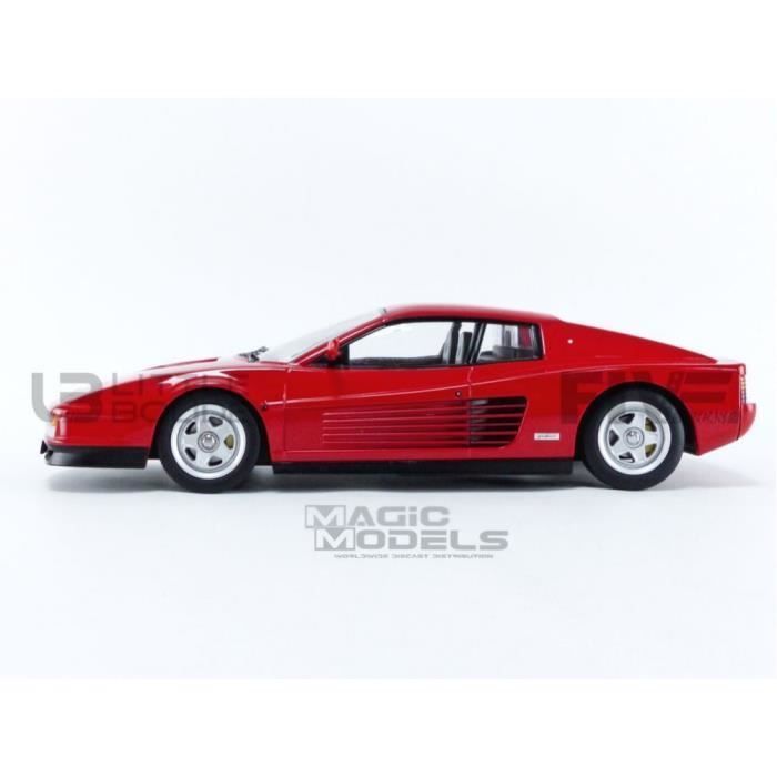 Voiture miniature de collection - Ferrari Testarossa (1986) - Échelle 1/18 - Rouge - KK Scale Models