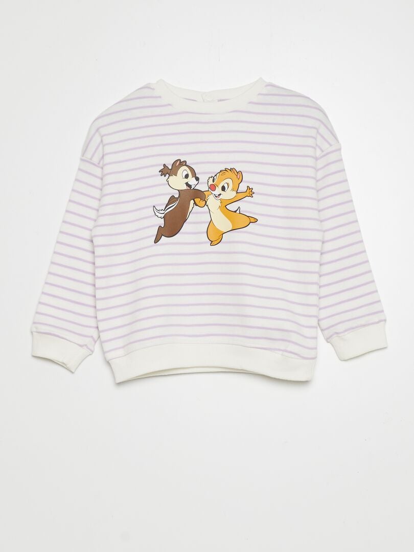 Disney 2-delige pyjamaset (sweatshirt + broek) - wit
